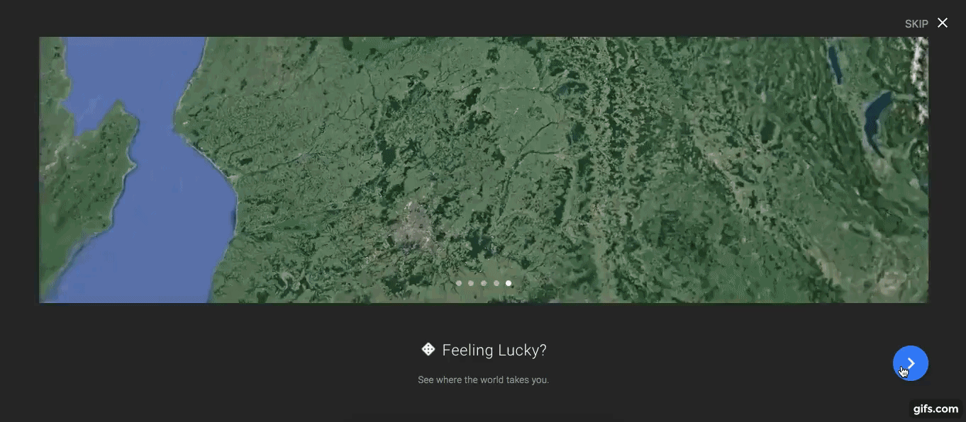 Feeling Lucky? Roll the Dice and See where the New Google Earth Takes you @GoogleEarth #GoogleEarth