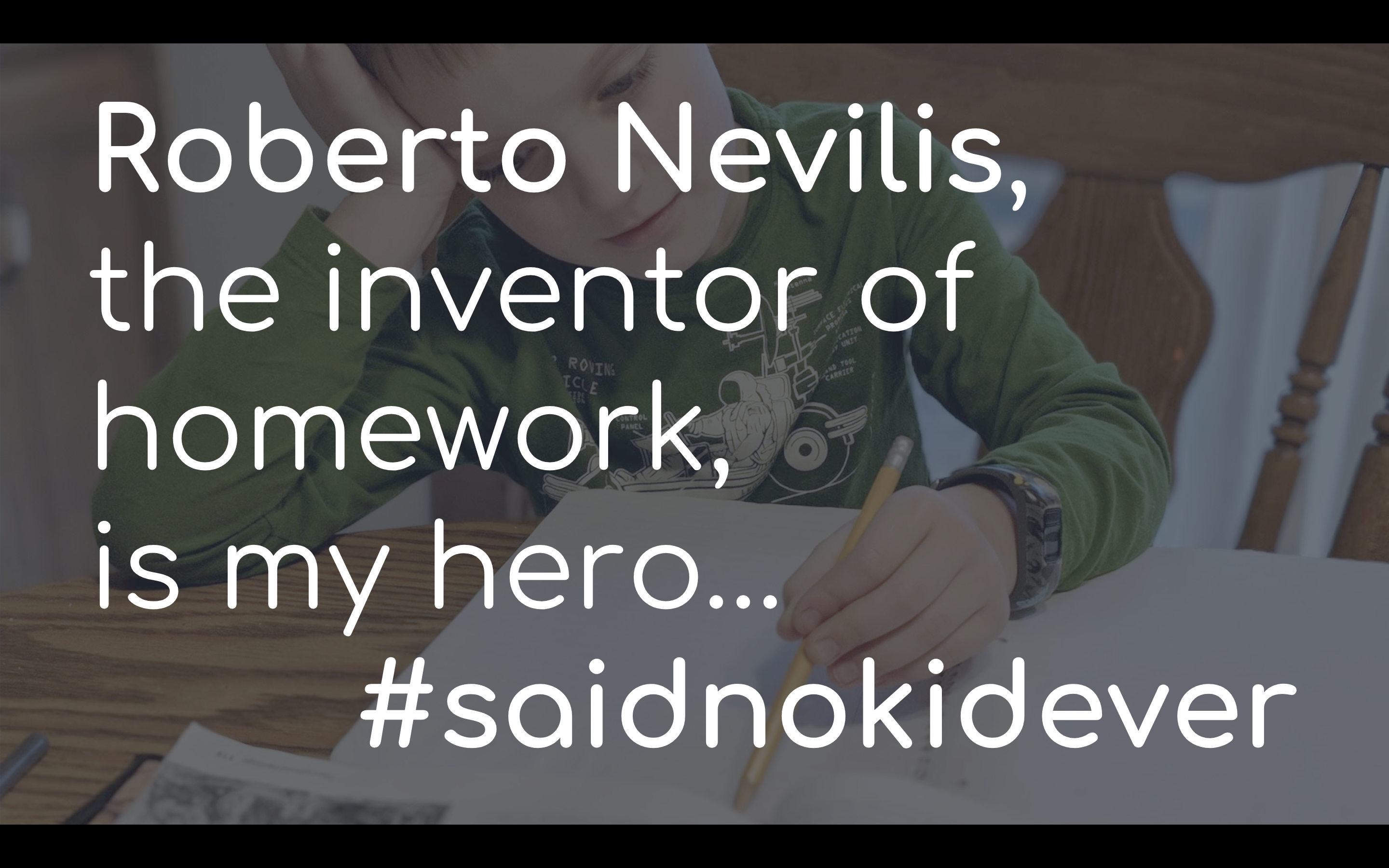 Inventor of Homework
